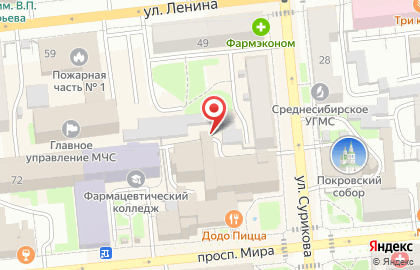 Магазин европейских тканей, ИП Адаменко Л.В. на улице Мира на карте