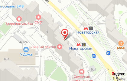 ОДС Жилищник Обручевского района на Проспекте Вернадского на карте