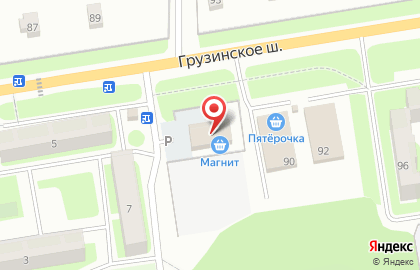 Супермаркет Магнит в Великом Новгороде на карте
