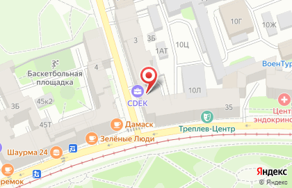 Кафе быстрого питания Шаверма на карте