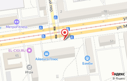 Киоск по продаже печатной продукции Роспечать в Орджоникидзевском районе на карте
