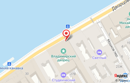 Ресторан Дома Ученых на карте