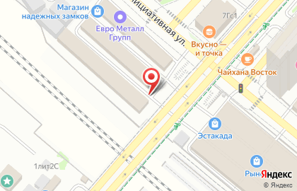 Магазин Мебелефф.рф на Инициативной улице на карте