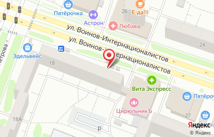 Магазин Махаон на улице Петрова, 18/2 киоск на карте