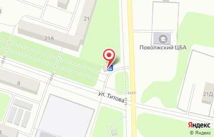 Продуктовый магазин в Саратове на карте