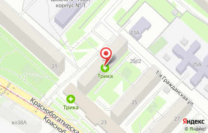 Гипермаркет Лента в Москве на карте