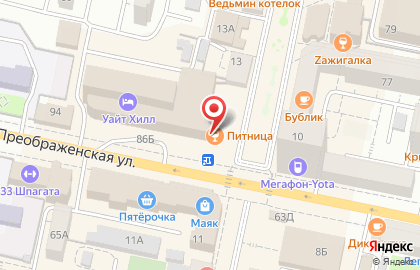 Чешская пивница Ceska Pitnica на Преображенской улице на карте