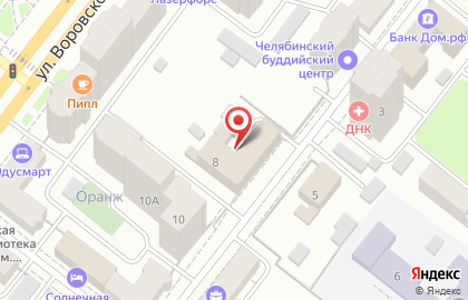 Логистический центр Южный Урал на карте
