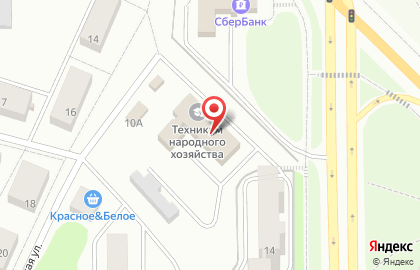 Техникум народного хозяйства на карте