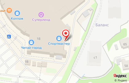 Спортивный магазин Спортмастер на проспекте Строителей на карте