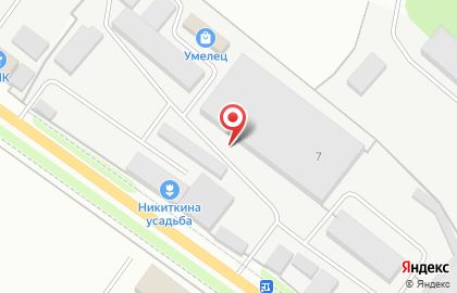 Оптовая база во Владимире на карте