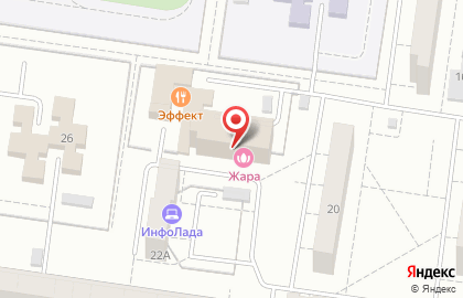 Кафе Кусай в Тольятти на карте