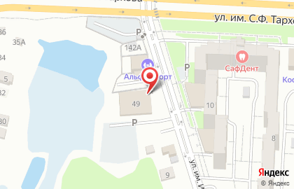 Автостоянка в Саратове на карте