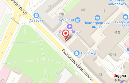 Магазин товаров для рыболовов Трофей на карте