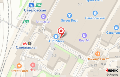Subway на улице Сущевский Вал на карте