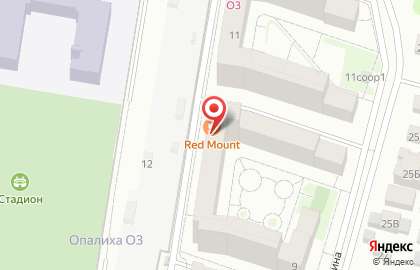Кофейня Red Mount Cafe на улице Пришвина в Красногорске на карте