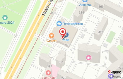 Билайн на Ново-Садовой улице на карте