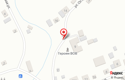 Библиотека, с. Гусево на карте