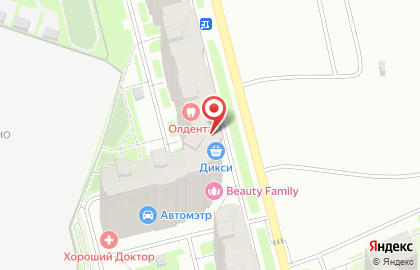Супермаркет Дикси в Санкт-Петербурге на карте