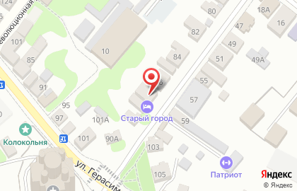 Гостиница Старый город, гостиница на улице Филиппова на карте