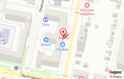 Стоматологический кабинет в Белгороде на карте