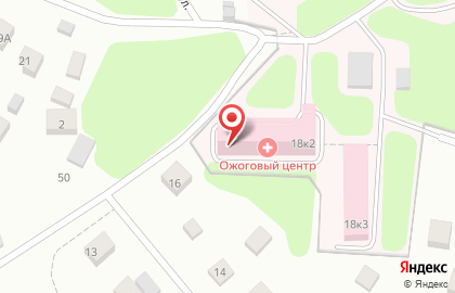 Ожоговое отделение ЛОКБ на улице Буланова в Токсово на карте