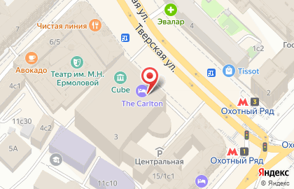 The Ritz-Carlton Moscow на карте