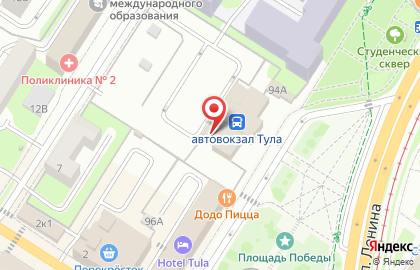 Киоск по продаже печатной продукции на проспекте Ленина на карте