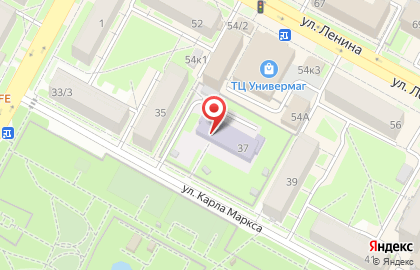 Детский сад Тополек №22 на улице К.Маркса на карте