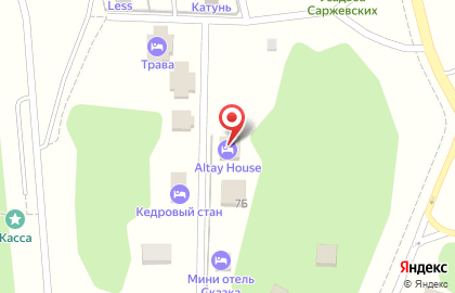 Эко-отель Altay House на карте