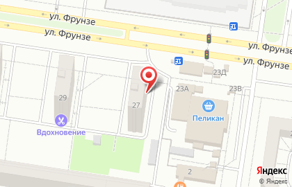 Нотариус Земскова И.А. в Автозаводском районе на карте