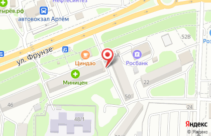 Пиццерия PiZzBurG во Владивостоке на карте