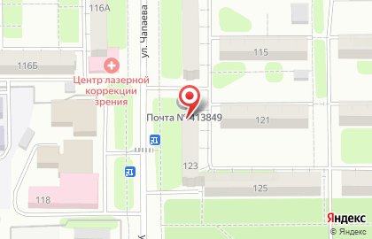 Магазин Наполеон на улице Чапаева на карте
