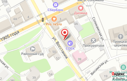 Торговый центр Томиловский на карте