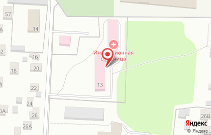 Больница Сарапульская городская больница на 1-ой Дачной улице на карте