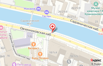 TNT Express пункт приема на Овчинниковской набережной на карте