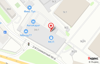 Автомобильный стайлинг-центр Tonirovka.ink во 2-м Силикатном проезде на карте