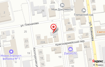 Ресторан доставки суши Edoff в Челябинске на карте