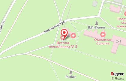 Городская клиническая больница №4 на Больничной улице на карте