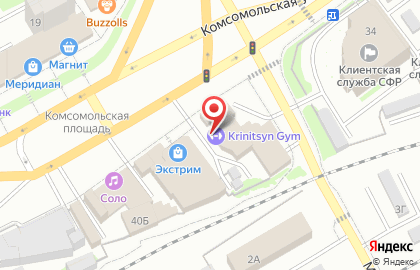 Зал единоборств Combat на карте