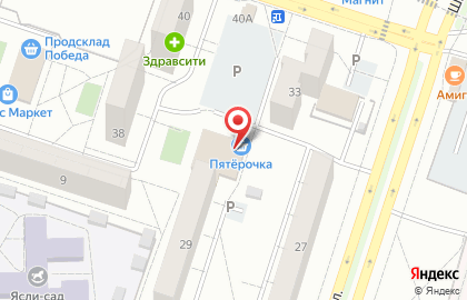 Магазин разливных напитков Dobra Znacka в Комсомольском районе на карте