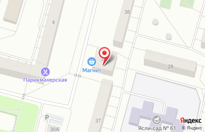 Супермаркет Магнит в поселке Новый Свет на карте