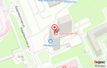 Стоматологическая клиника Зубной центр на Будапештской улице на карте