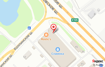 Кореана на улице Московская Славянка на карте