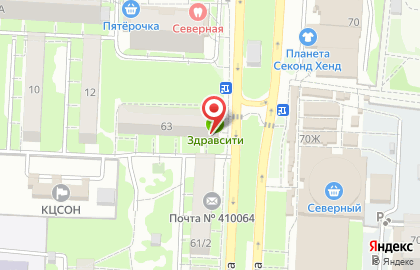 Ломбард Корона в Ленинском районе на карте