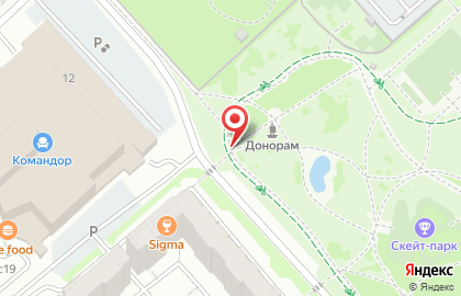 Автостоянка в Красноярске на карте