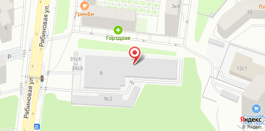 Автосервис Вилгуд на Рябиновой улице, 9 на карте
