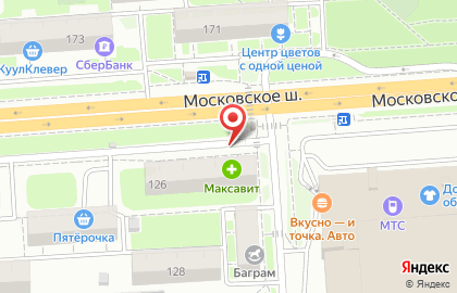 ОАО КБ Эллипс банк на Московском шоссе на карте