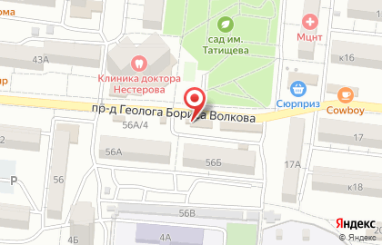 Магазин кондитерских изделий Сладости для радости на улице Татищева на карте