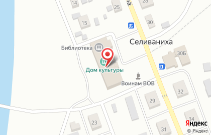 Библиотека им. Г.В. Веретеникова, с. Селиваниха на карте